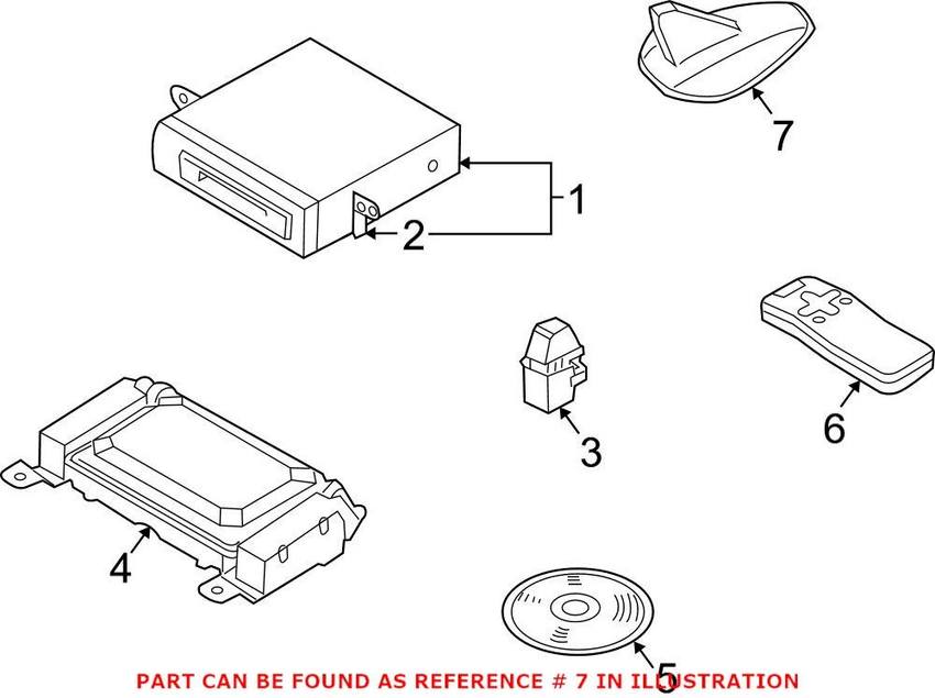 Volvo Antenna 30679889